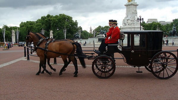 Horse-Drawn Brougham Carriage