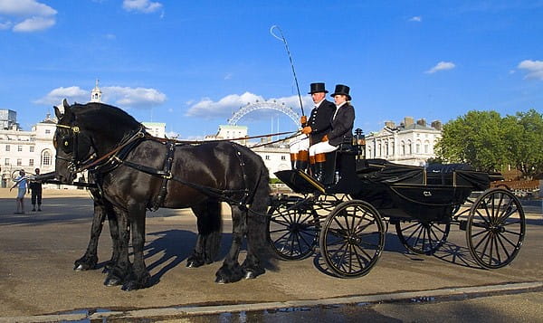 Horse-Drawn Landau Carriage