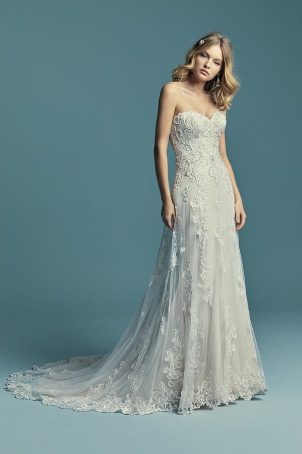 Indiana Wedding Dress from the Maggie Sottero Lucienne Fall 2018 Bridal Collection