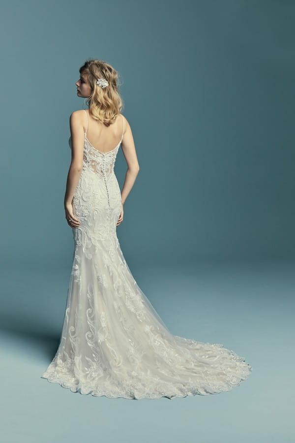 Back of Jolynn Wedding Dress from the Maggie Sottero Lucienne Fall 2018 Bridal Collection