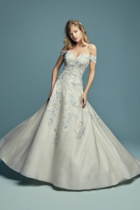 Maine Wedding Dress from the Maggie Sottero Lucienne Fall 2018 Bridal Collection