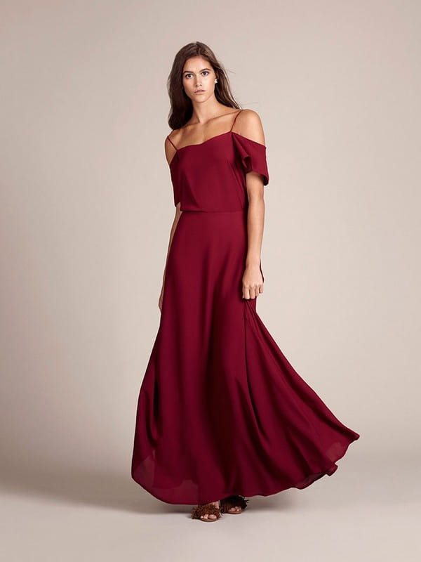 Marrakech Bridesmaid Top with Skirt in Chianti by Rewritten