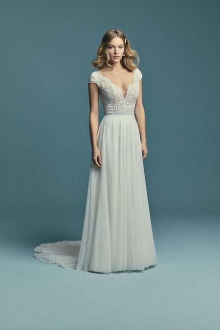 Monarch Wedding Dress from the Maggie Sottero Lucienne Fall 2018 Bridal Collection