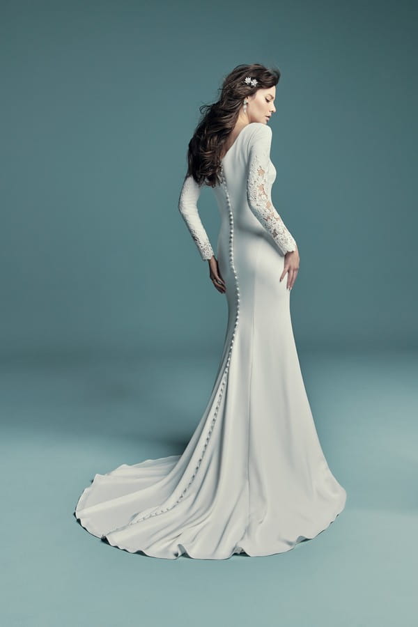 Back of Olyssia Wedding Dress from the Maggie Sottero Lucienne Fall 2018 Bridal Collection