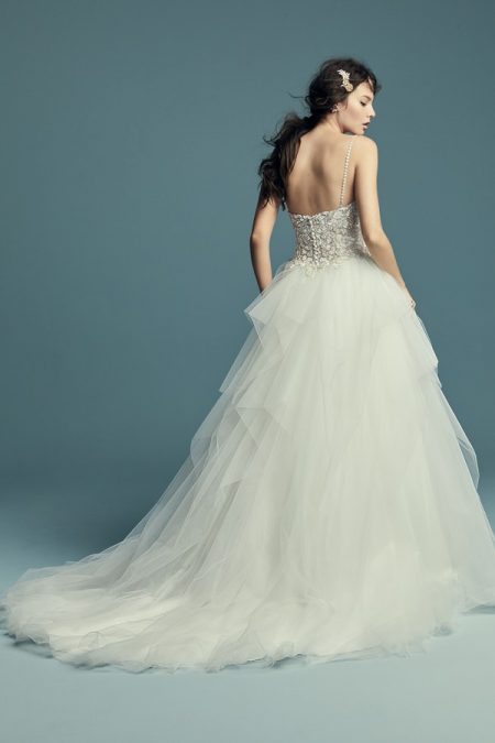 Back of Shauna Wedding Dress from the Maggie Sottero Lucienne Fall 2018 Bridal Collection