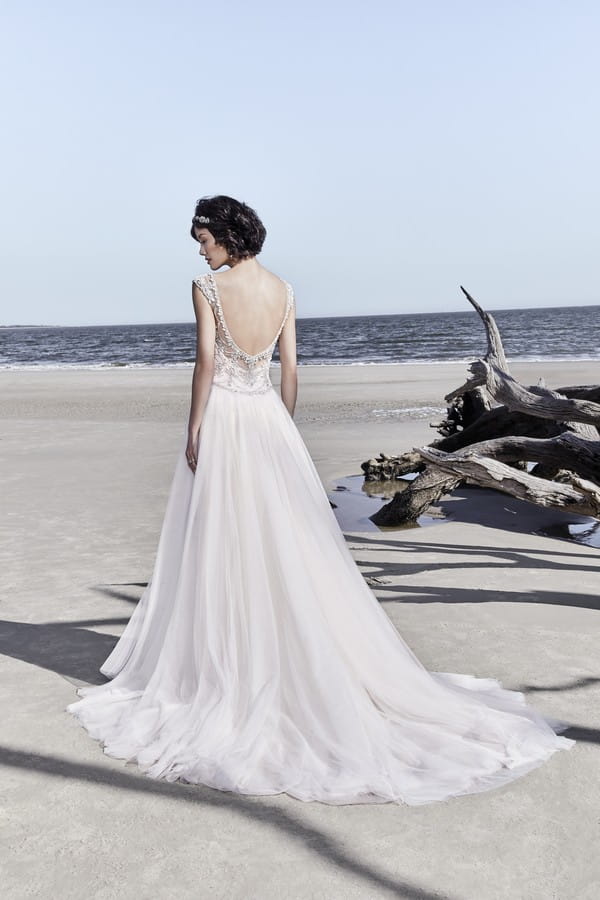 Back of Ezra Wedding Dress from the Sottero and Midgley Ariya Fall 2018 Bridal Collection