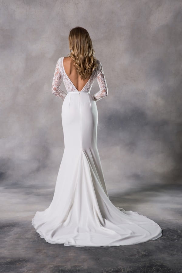 Back of Georgia Wedding Dress from the Anna Georgina Casablanca 2019 Bridal Collection