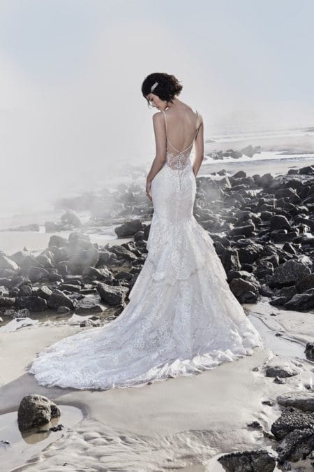 Back of Jackson Wedding Dress from the Sottero and Midgley Ariya Fall 2018 Bridal Collection