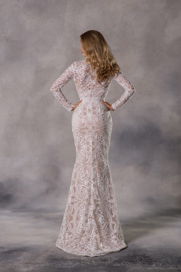 Back of Kennedy Wedding Dress from the Anna Georgina Casablanca 2019 Bridal Collection