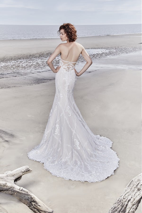 Back of Kingsley Wedding Dress from the Sottero and Midgley Ariya Fall 2018 Bridal Collection