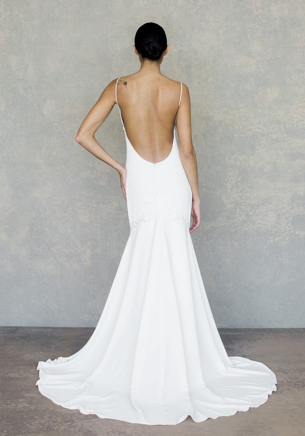 Back of Lotus Wedding Dress from the Claire Pettibone The White Album Spring 2019 Bridal Collection