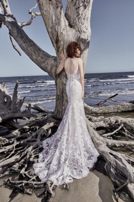 Back of Ross Wedding Dress from the Sottero and Midgley Ariya Fall 2018 Bridal Collection