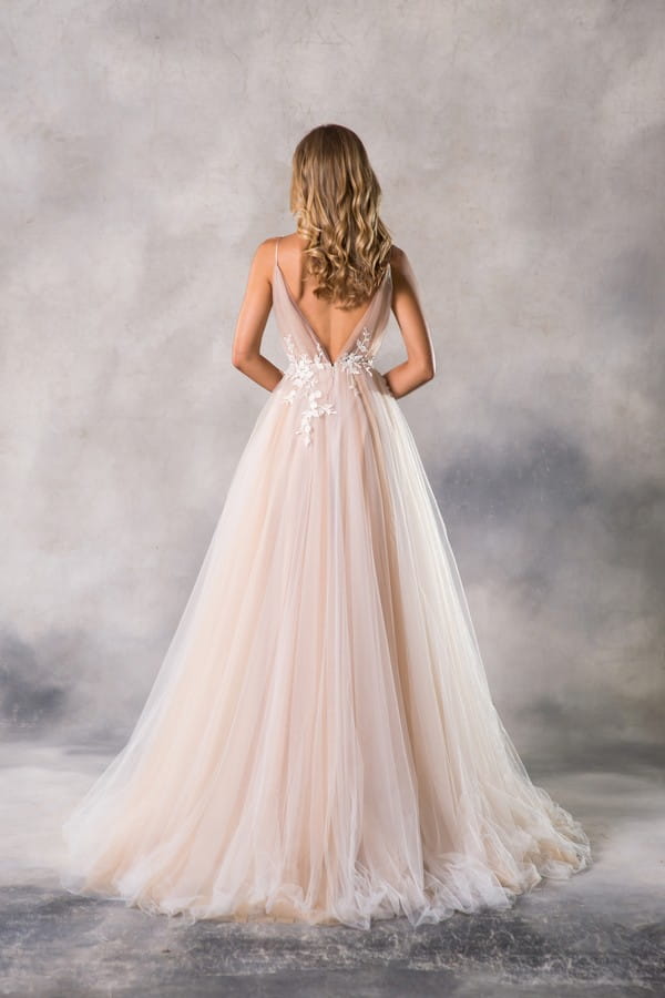 Back of Roxy Wedding Dress from the Anna Georgina Casablanca 2019 Bridal Collection