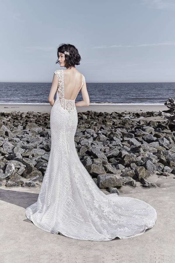 Back of Sutton Wedding Dress from the Sottero and Midgley Ariya Fall 2018 Bridal Collection