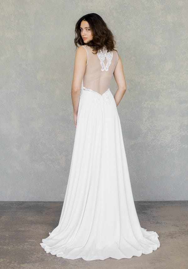 Back of Swan Wedding Dress from the Claire Pettibone The White Album Spring 2019 Bridal Collection