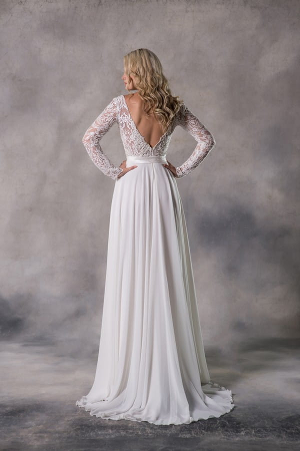 Back of Taylor Wedding Dress from the Anna Georgina Casablanca 2019 Bridal Collection