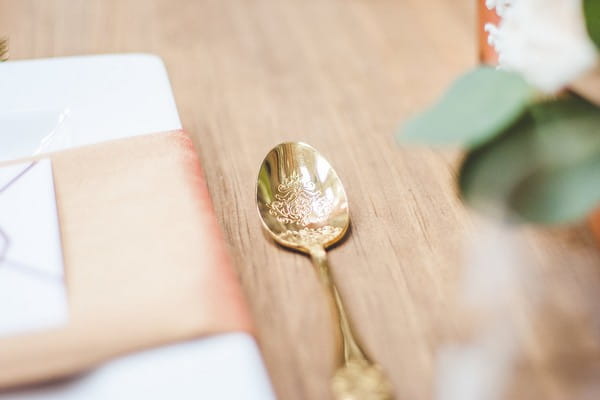 Gold spoon