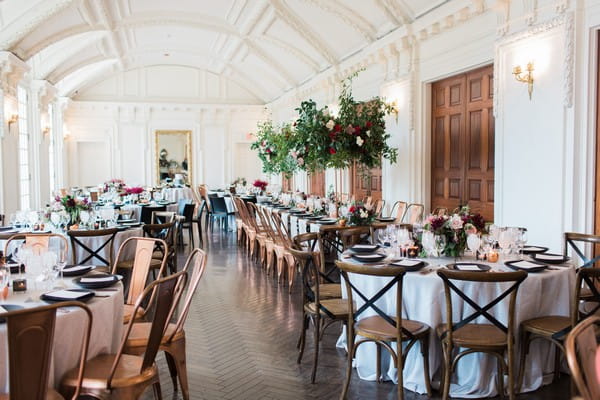 Wedding tables in DAR, Washington