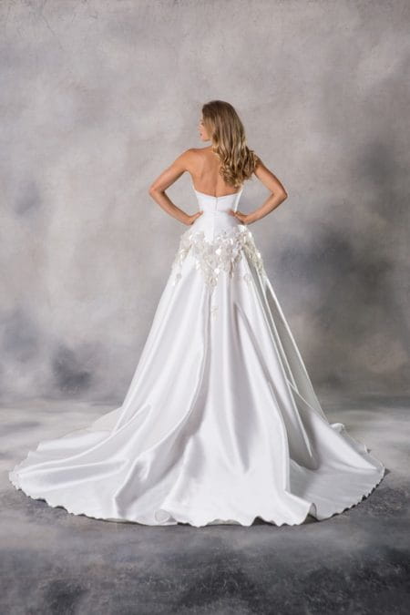 Back of Aurora Wedding Dress from the Anna Georgina Couture Pandora 2019 Bridal Collection