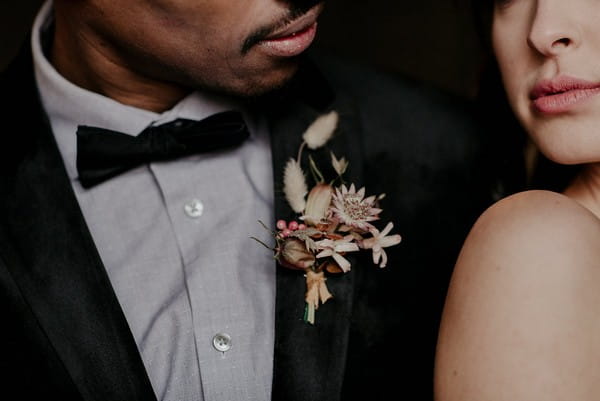 Groom's autumn buttonhole