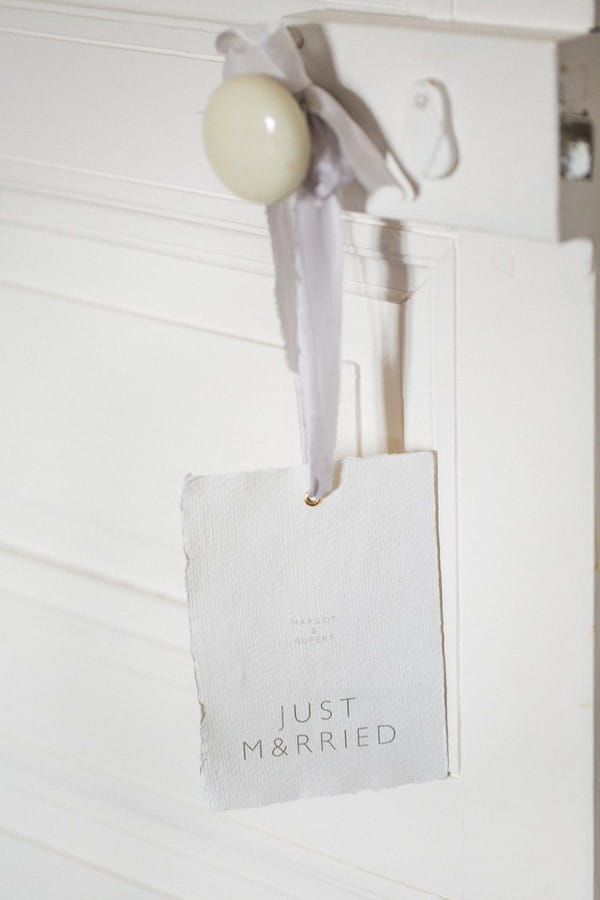 Just married tag