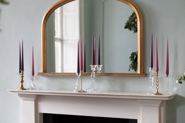 Mirror over mantelpiece at Clissold House