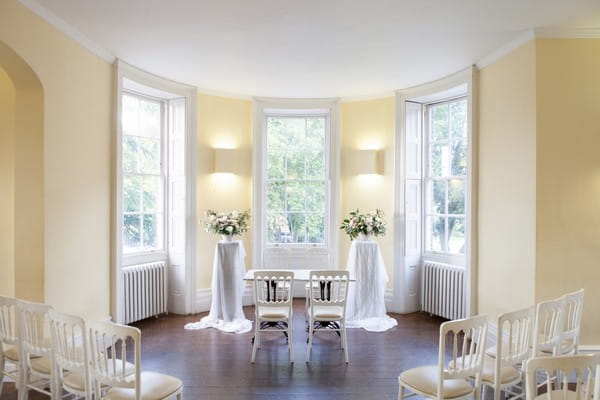 Wedding ceremony room at Clissold House