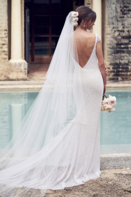 Back of Blair Wedding Dress from the Anna Campbell Wanderlust 2019 Bridal Collection