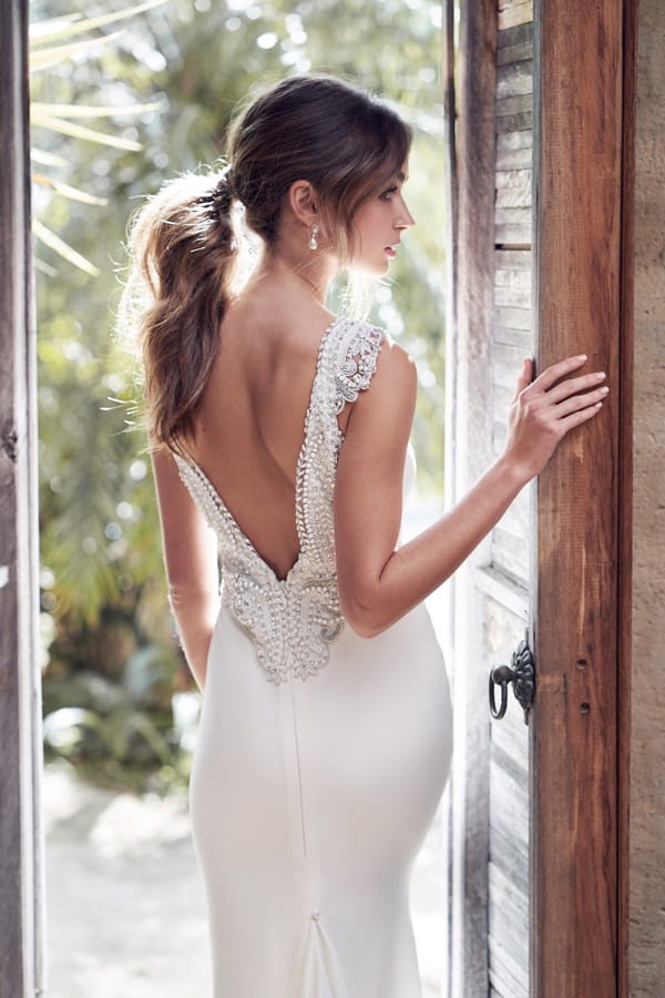 Back of Blake Wedding Dress from the Anna Campbell Wanderlust 2019 Bridal Collection