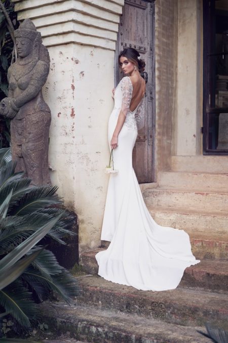 Back of Eva Wedding Dress from the Anna Campbell Wanderlust 2019 Bridal Collection