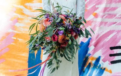 Modern Art Wedding Styling