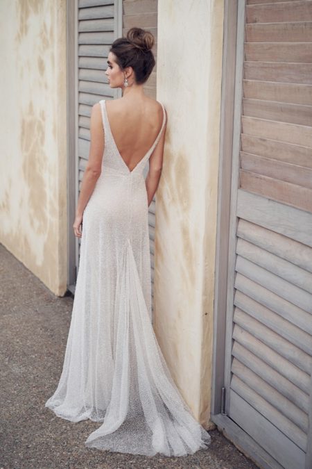 Back of Wanda Wedding Dress from the Anna Campbell Wanderlust 2019 Bridal Collection