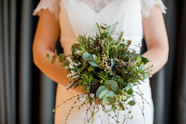 Post foliage wedding bouquet