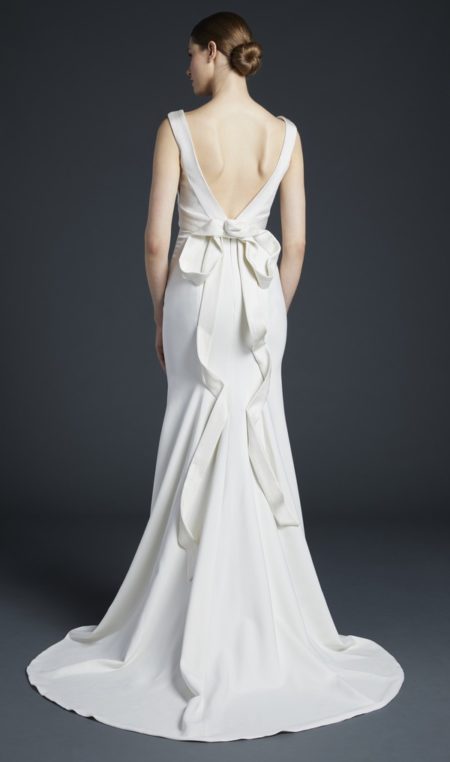 Back of Baird Wedding Dress from the Anne Barge Fall 2019 Bridal Collection