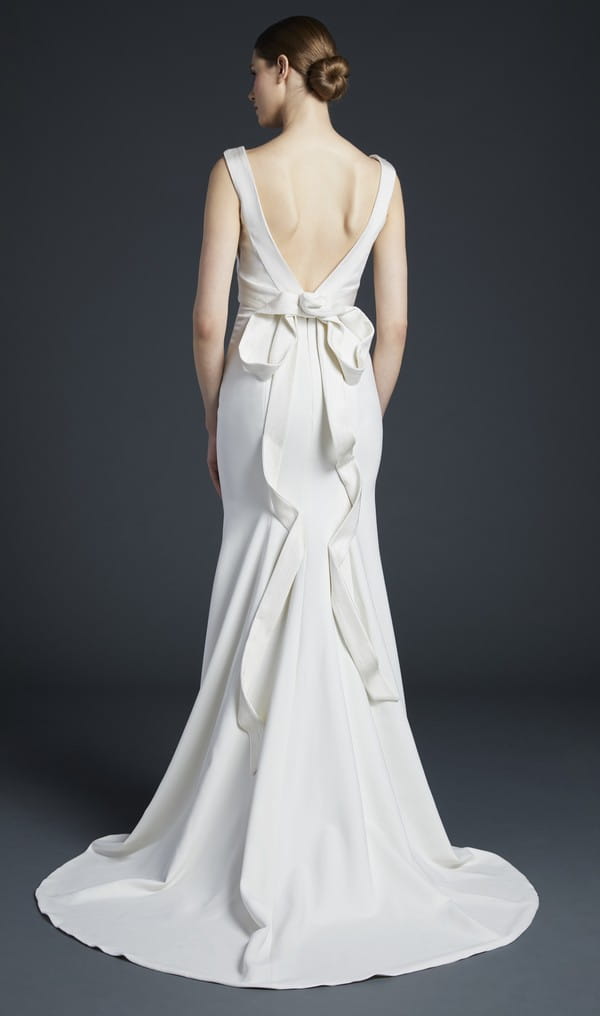 Back of Baird Wedding Dress from the Anne Barge Fall 2019 Bridal Collection