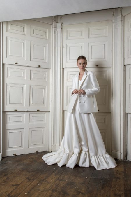 Breeze Dress with Neptune Blazer from the Halfpenny London The Air That We Breathe 2019 Bridal Collection