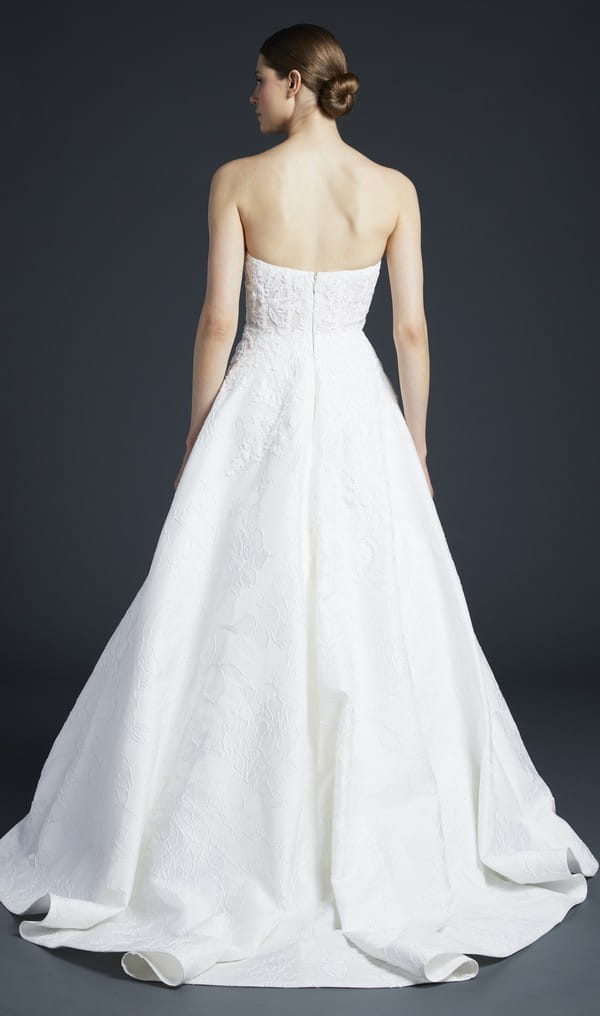 Back of Burton Wedding Dress from the Anne Barge Fall 2019 Bridal Collection