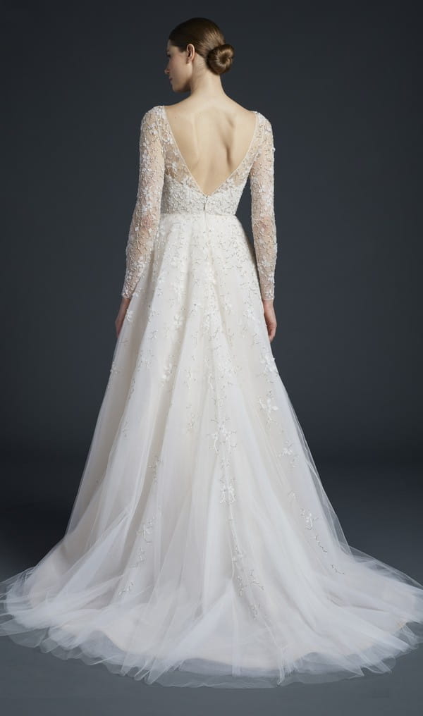 Back of Eames Wedding Dress from the Anne Barge Fall 2019 Bridal Collection