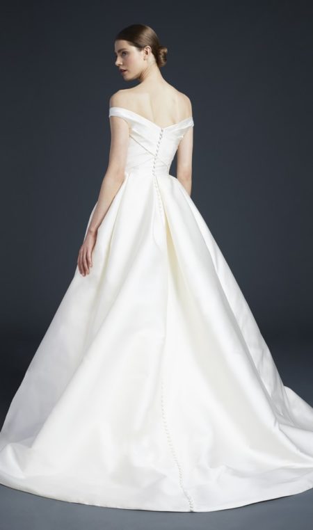 Back of Ellis Wedding Dress from the Anne Barge Fall 2019 Bridal Collection