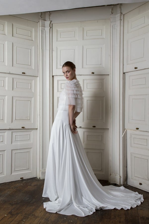 Finsbury Dress with Euston Jacket from the Halfpenny London The Air That We Breathe 2019 Bridal Collection