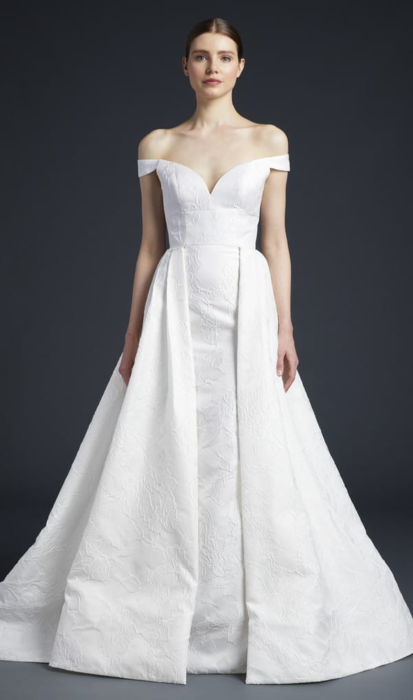 Frankie Wedding Dress with Train from the Anne Barge Fall 2019 Bridal Collection