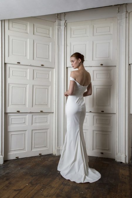 Back of Harbour Dress from the Halfpenny London The Air That We Breathe 2019 Bridal Collection