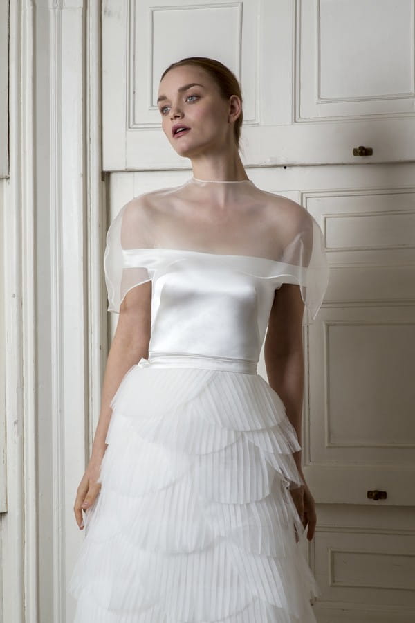 Harbour Top and Cape with Euston Skirt from the Halfpenny London The Air That We Breathe 2019 Bridal Collection