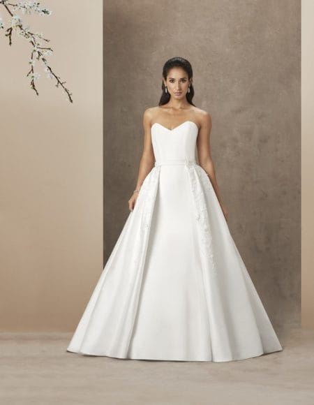 Kate Wedding Dress with Beatrice Train from the Caroline Castigliano The Power of Love 2019 Bridal Collection