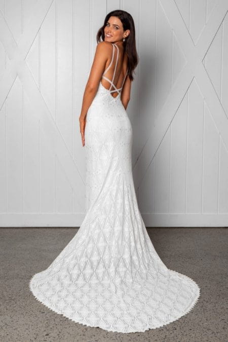 Back of Leon Wedding Dress from the Grace Loves Lace Icon 2018 Bridal Collection