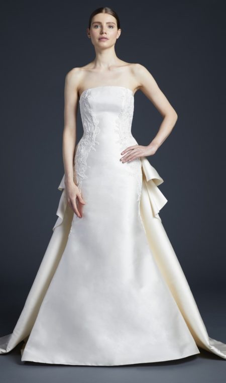 Nash Wedding Dress with Train from the Anne Barge Fall 2019 Bridal Collection