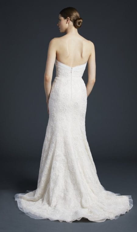 Back of Palladio Wedding Dress from the Anne Barge Fall 2019 Bridal Collection