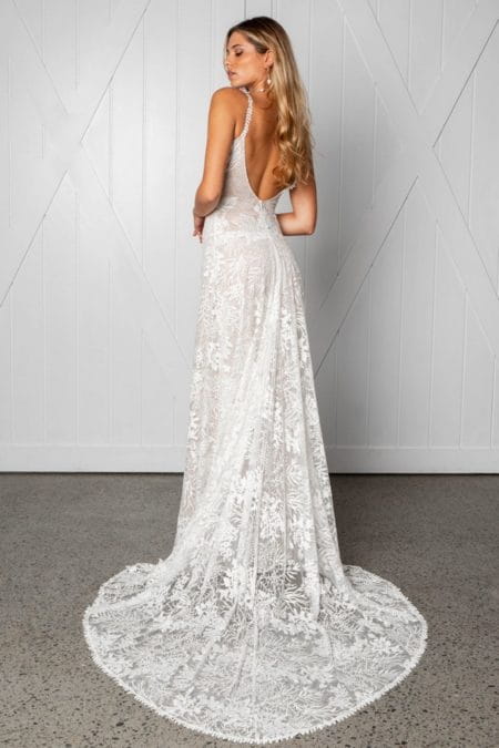 Back of Sol Wedding Dress from the Grace Loves Lace Icon 2018 Bridal Collection