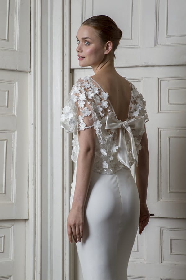 Back of Victor Dress with Berwick Top from the Halfpenny London The Air That We Breathe 2019 Bridal Collection