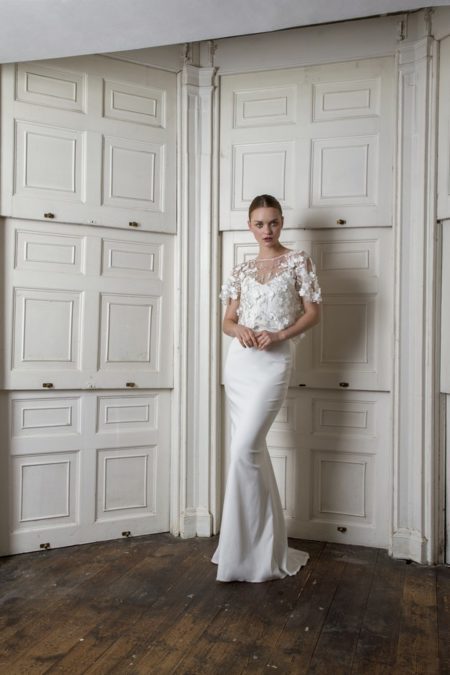 Victor Dress with Berwick Top from the Halfpenny London The Air That We Breathe 2019 Bridal Collection